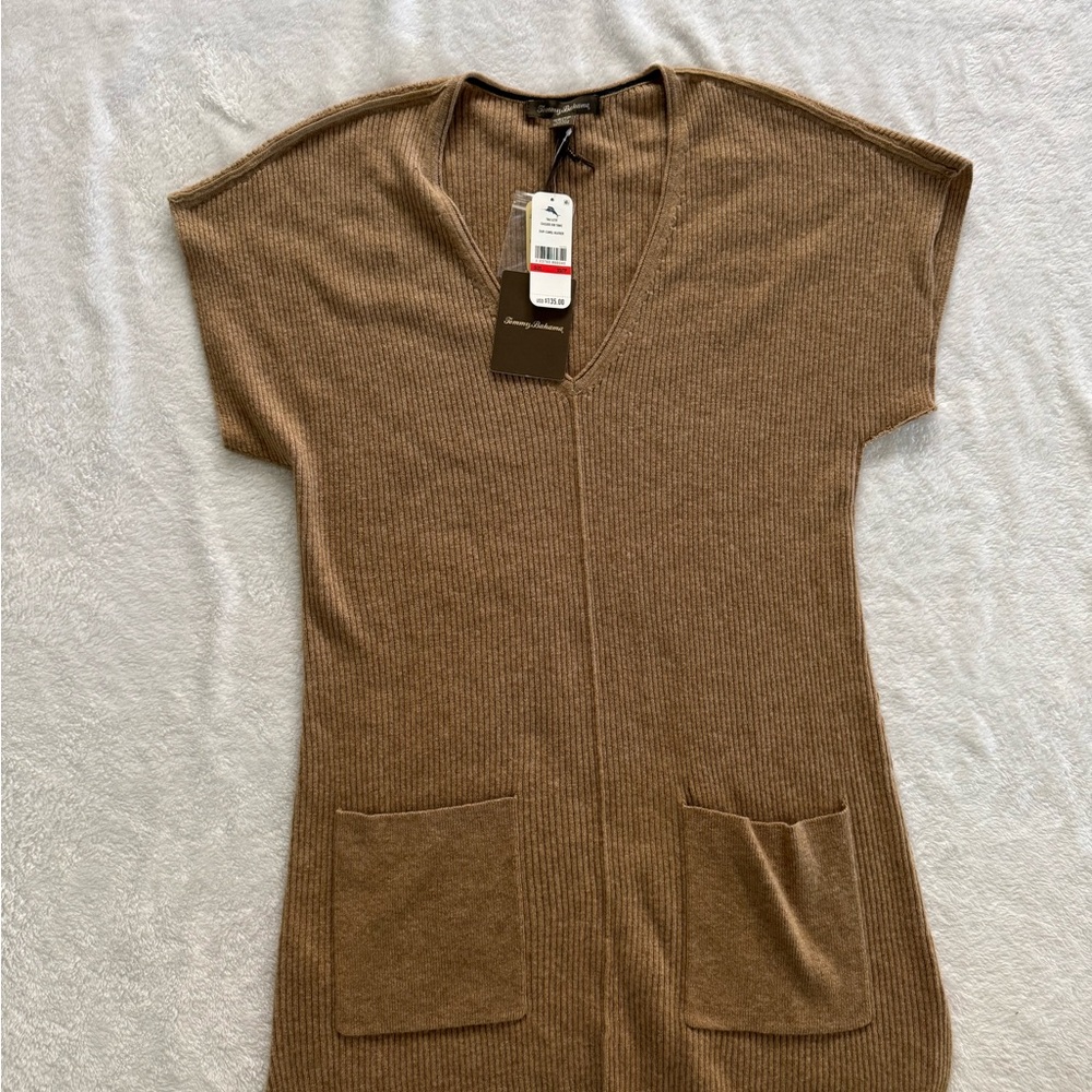 Tommy Bahama Camel Knit Top